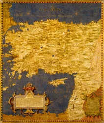 Péninsule anatolienne avec toponymes anciens et Moyen-Orient